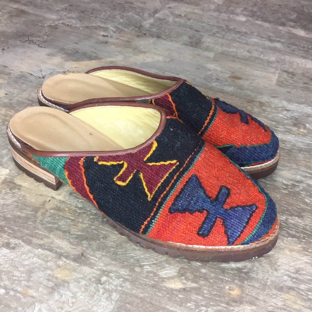 Made in Turkey Size 4 Mules